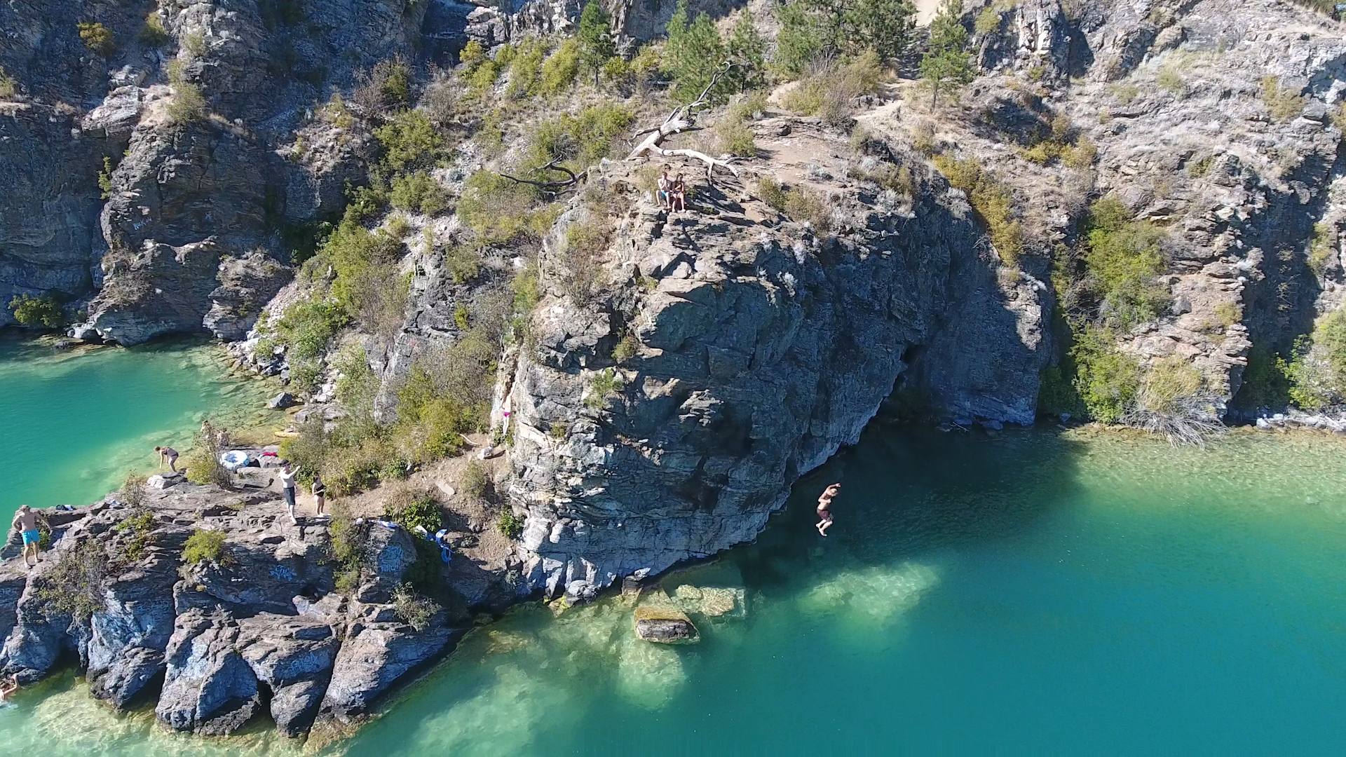 Kalamalka Lake Provincial Park - The Cliffs Diver 2
